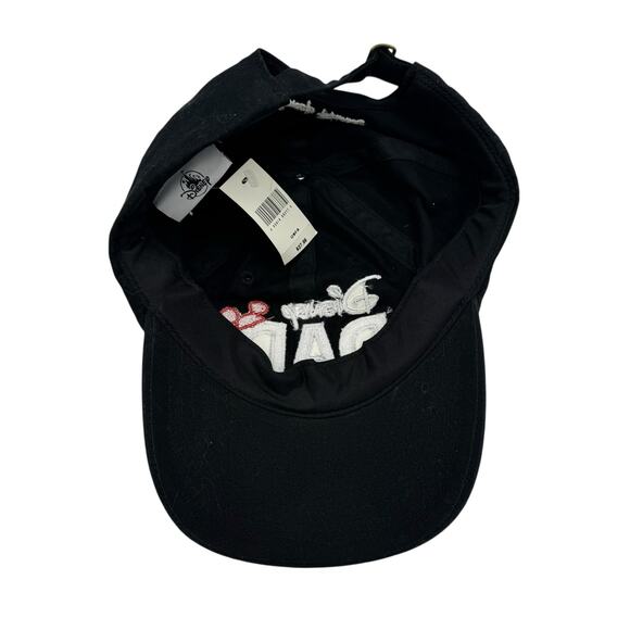 DISNEY PARKS *NEW* Disney Dad Black Hat Cap One Size Fits Most Cotton Canvas - Picture 6 of 7